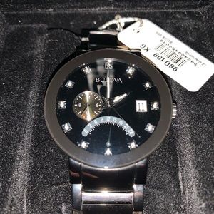 Bulova Mens Futuro 12 Diamond Watch